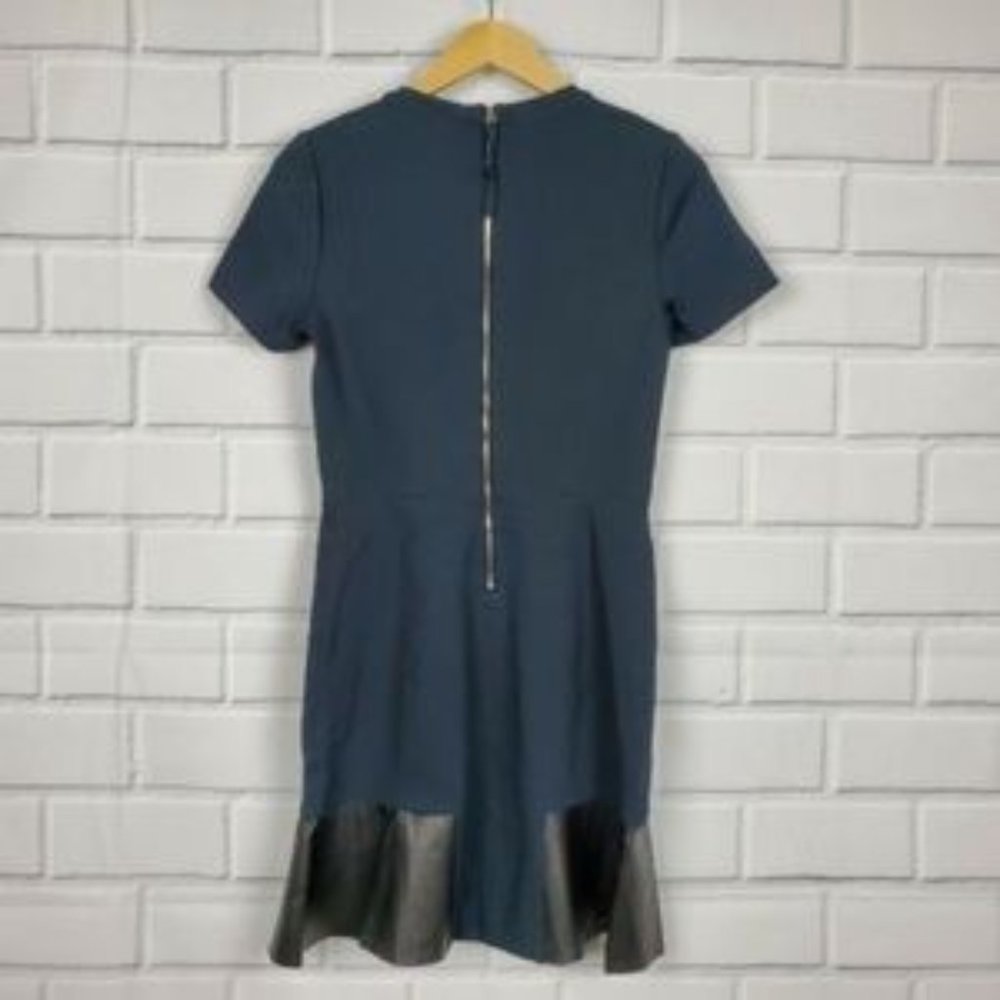 Club Monaco Jane Leather Panel Dress - Picture 2 of 3